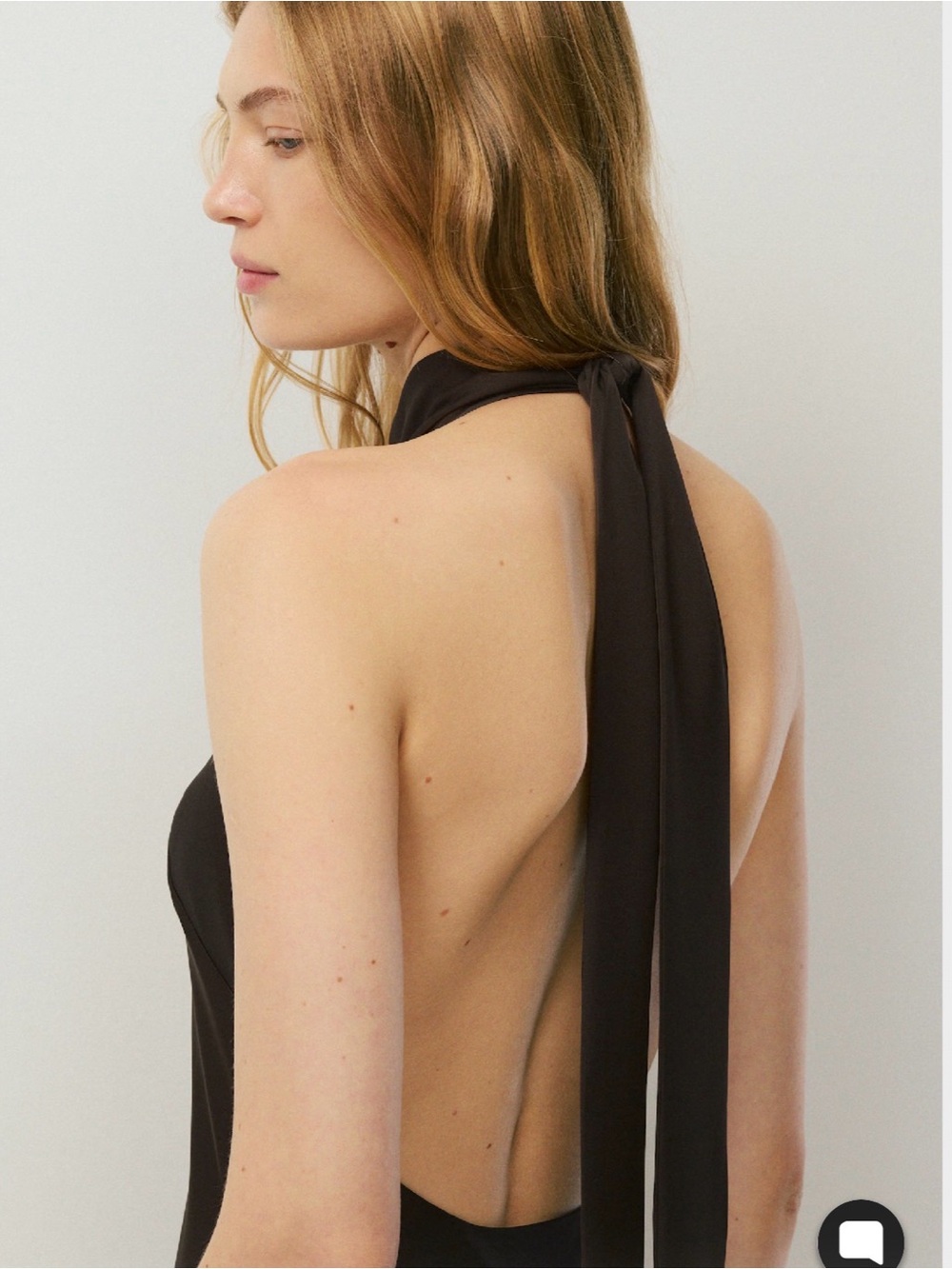 Aritzia Ten Tidal Satin Halter Dress - Picture 7 of 8